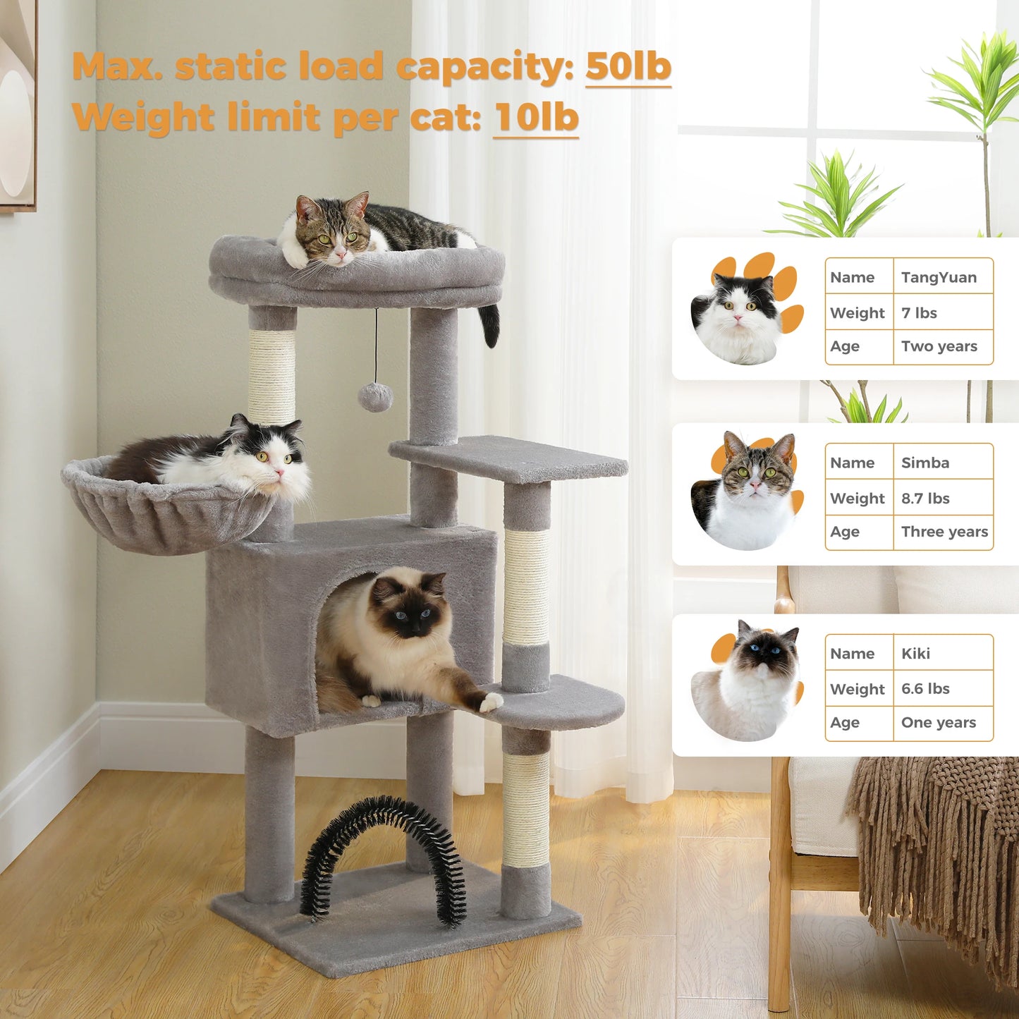 Cat Tree with Toy Cat Tower 