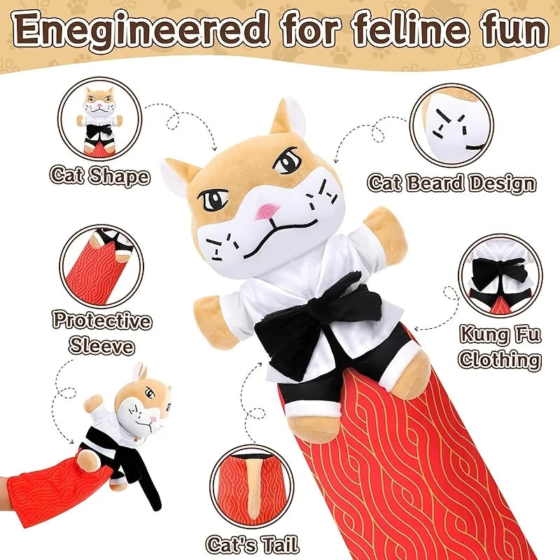 Cat Gloves Are Wrestling Toys With Sturdy Protective Pads, Suitable for Playing with Pets and Used for Training and Exercise.