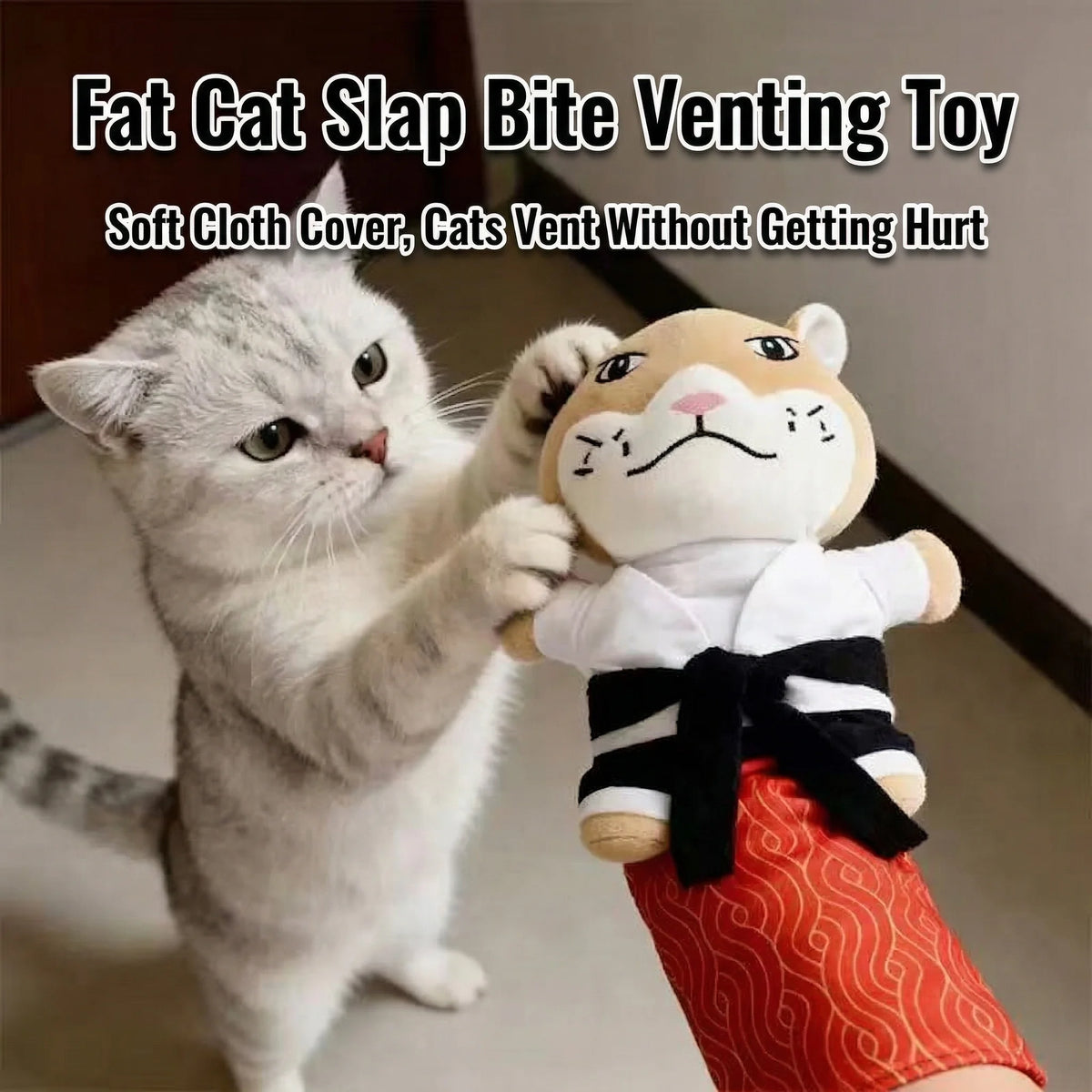 Cat Gloves Are Wrestling Toys With Sturdy Protective Pads, Suitable for Playing with Pets and Used for Training and Exercise.
