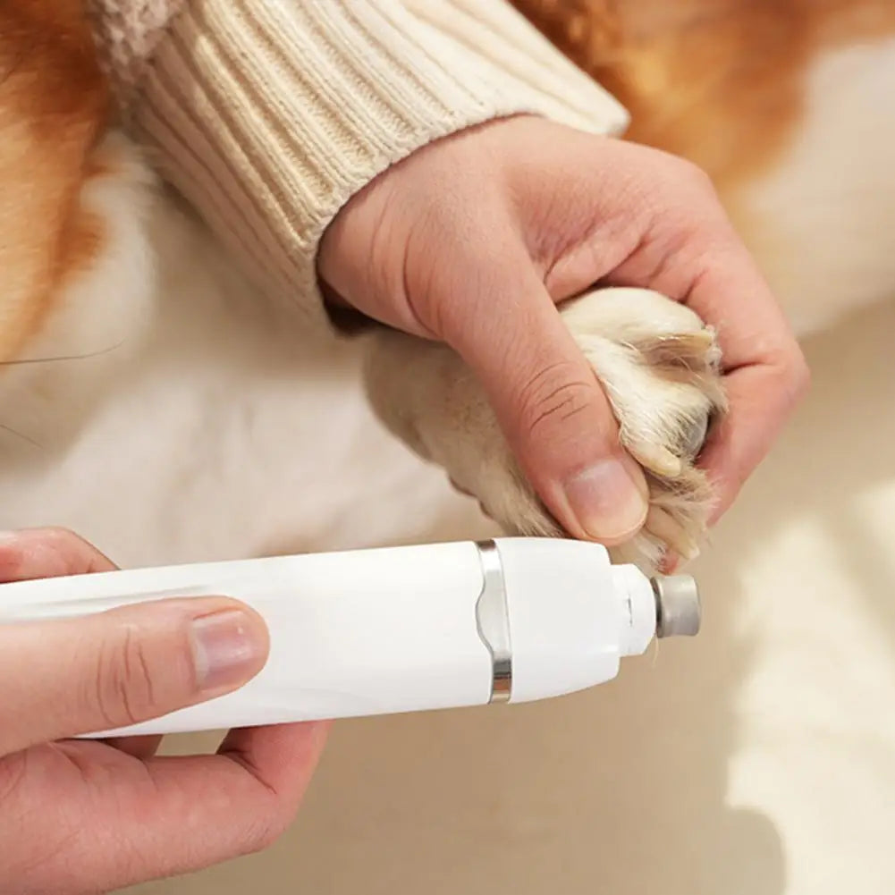 Dog Hair Clippers Grooming Kit，with Nail Grinder，4 in 1，Electric Trimmer，for Dogs Cat，Low Noise，USB Rechargeable，Pet Paw Shaver