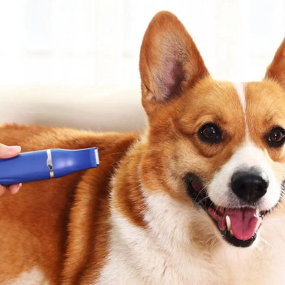 Dog Hair Clippers Grooming Kit，with Nail Grinder，4 in 1，Electric Trimmer，for Dogs Cat，Low Noise，USB Rechargeable，Pet Paw Shaver