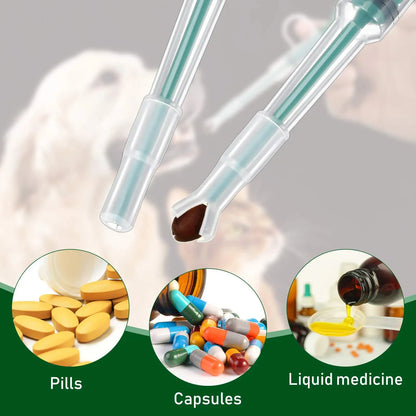 Pet Medication Dispenser, Pressing Feeding Stick for Cats and Dogs, Eating Pills, Medication Artifacts, Pet Sickness Care