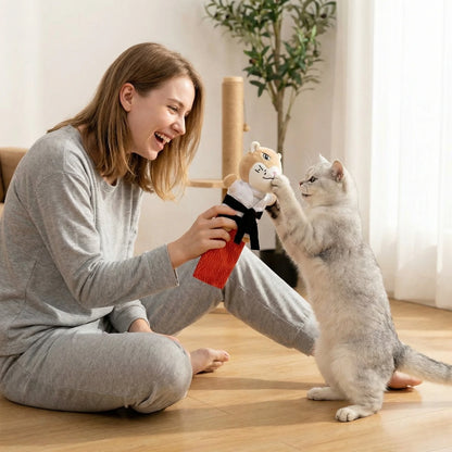Cat Gloves Are Wrestling Toys With Sturdy Protective Pads, Suitable for Playing with Pets and Used for Training and Exercise.