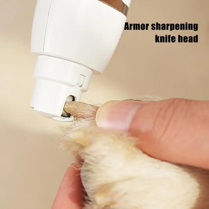 Dog Hair Clippers Grooming Kit，with Nail Grinder，4 in 1，Electric Trimmer，for Dogs Cat，Low Noise，USB Rechargeable，Pet Paw Shaver