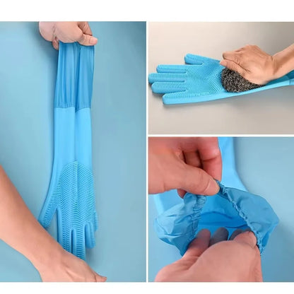 Dog Cat Bathing Cleaning Glove Pet Grooming Cleaning Gloves Soft Silicone Dog Shower Hair Removal Glove