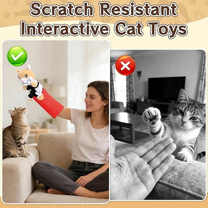 Cat Gloves Are Wrestling Toys With Sturdy Protective Pads, Suitable for Playing with Pets and Used for Training and Exercise.