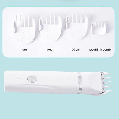 Dog Hair Clippers Grooming Kit，with Nail Grinder，4 in 1，Electric Trimmer，for Dogs Cat，Low Noise，USB Rechargeable，Pet Paw Shaver