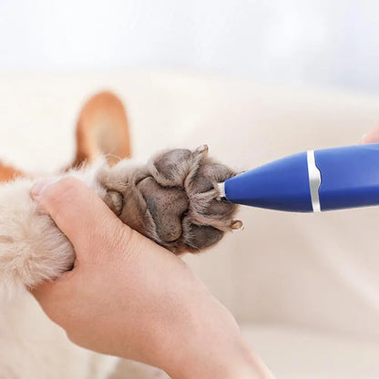Dog Hair Clippers Grooming Kit，with Nail Grinder，4 in 1，Electric Trimmer，for Dogs Cat，Low Noise，USB Rechargeable，Pet Paw Shaver