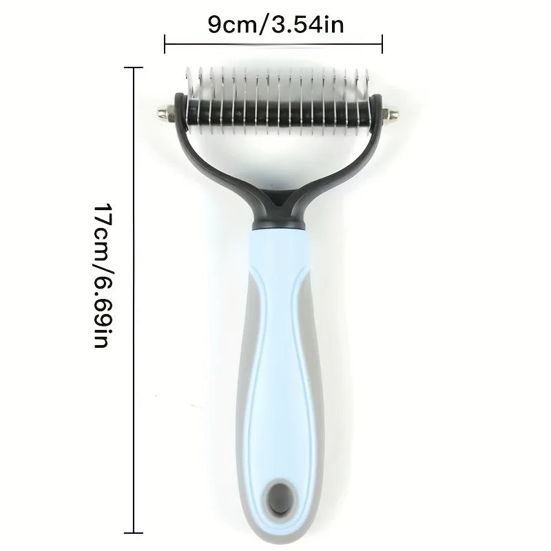 Dog combs,Breed Dog Groomer Dual Function Deshedding Brush & Undercoat Rake  Easy, Comfortable Grooming