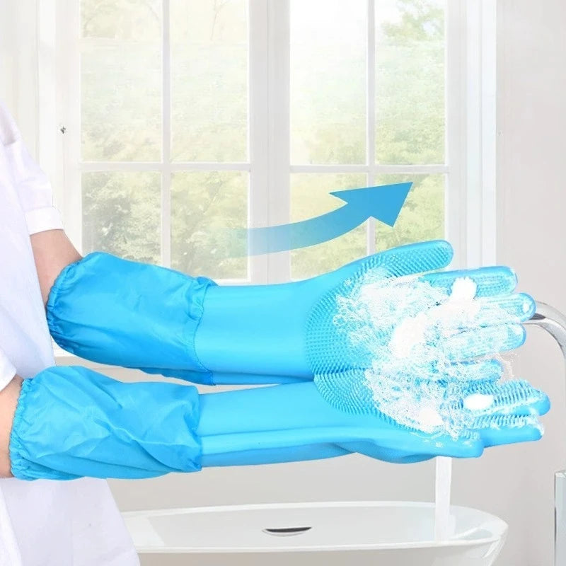Dog Cat Bathing Cleaning Glove Pet Grooming Cleaning Gloves Soft Silicone Dog Shower Hair Removal Glove